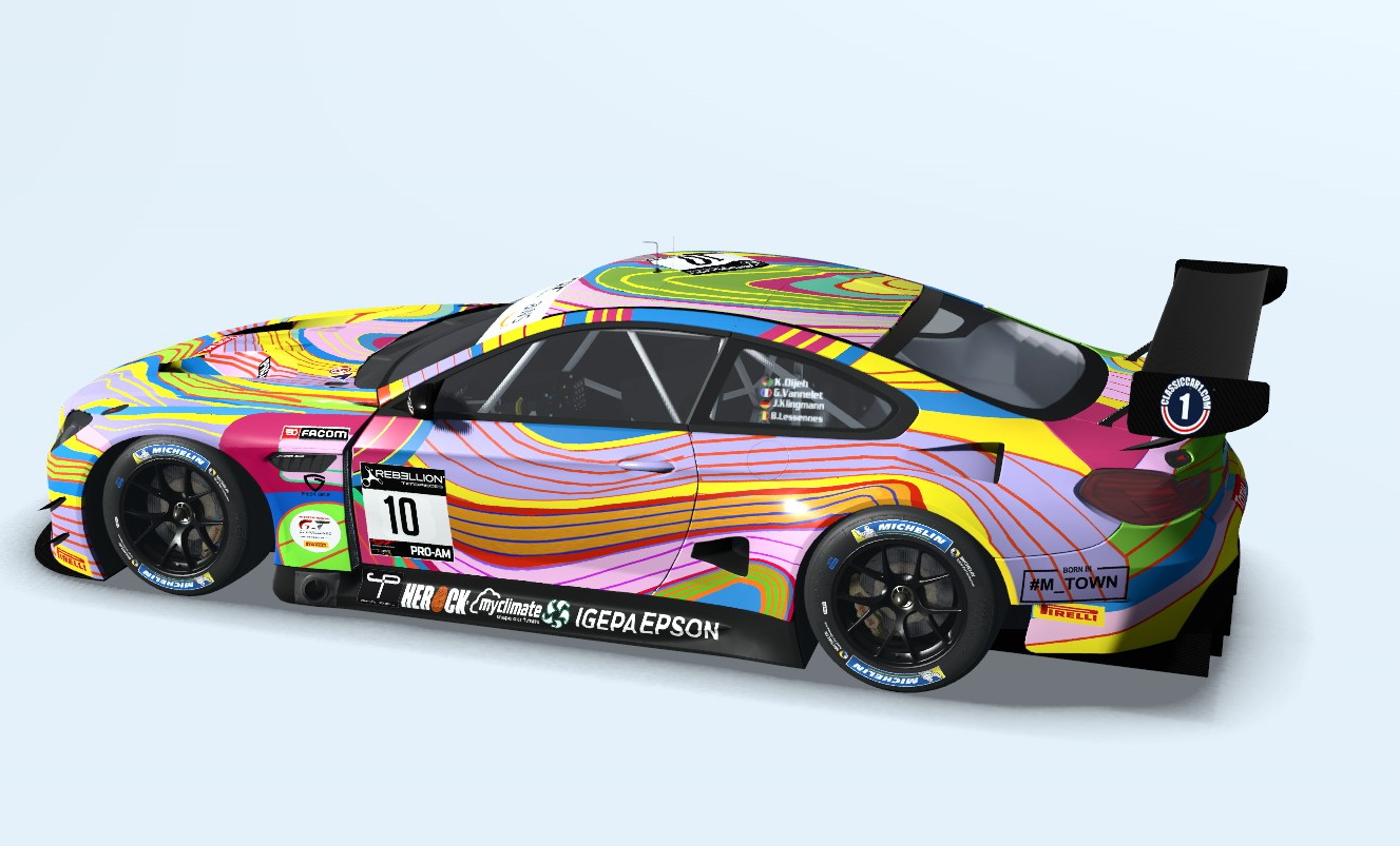 BMW M6 GT3 "art car" Spa 24H 2020