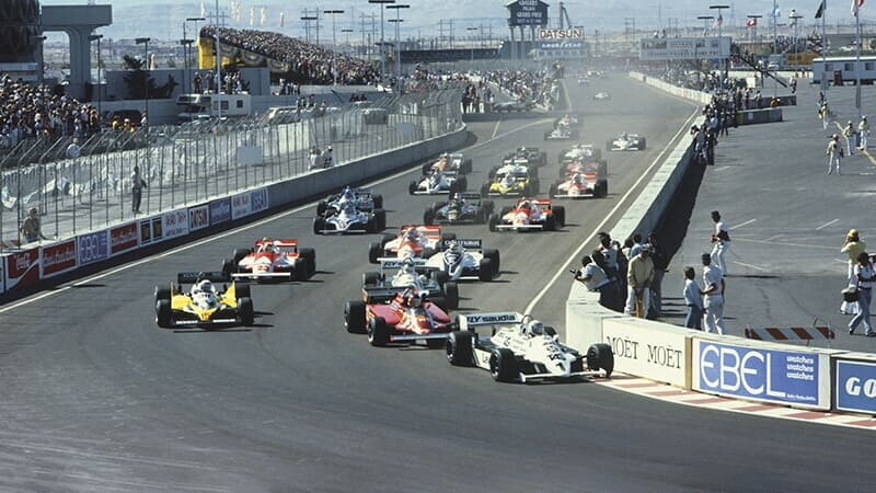 Start of the 1981 Caesar's Palace GP